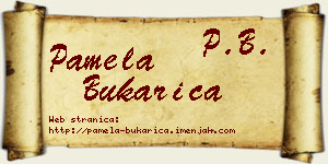 Pamela Bukarica vizit kartica